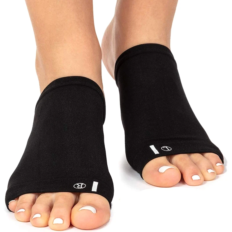 

Arch Support Brace for Flat Feet 2-Pairs Plantar Fasciitis Support Brace - Compression Arch Sleeves Sock for Men & Women - Foot