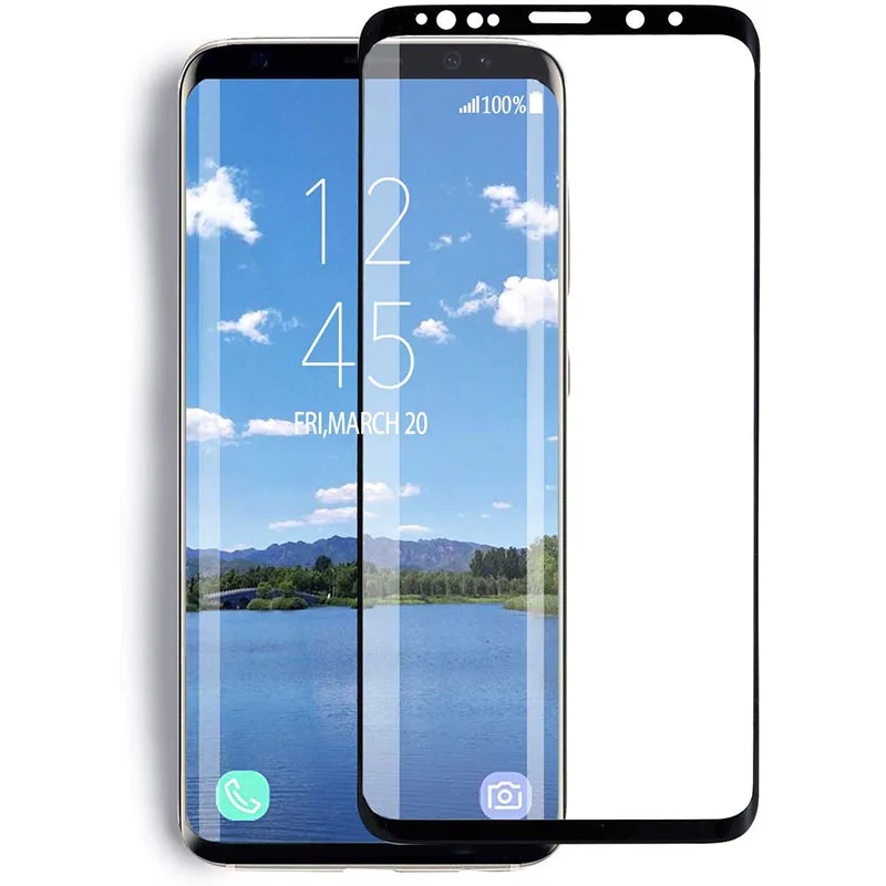 2 шт Полное покрытие экрана защитное закаленное стекло для samsung Galaxy S8 S9 S10 Plus S10e Note 8 9 10 Plus S6 S7 Edge