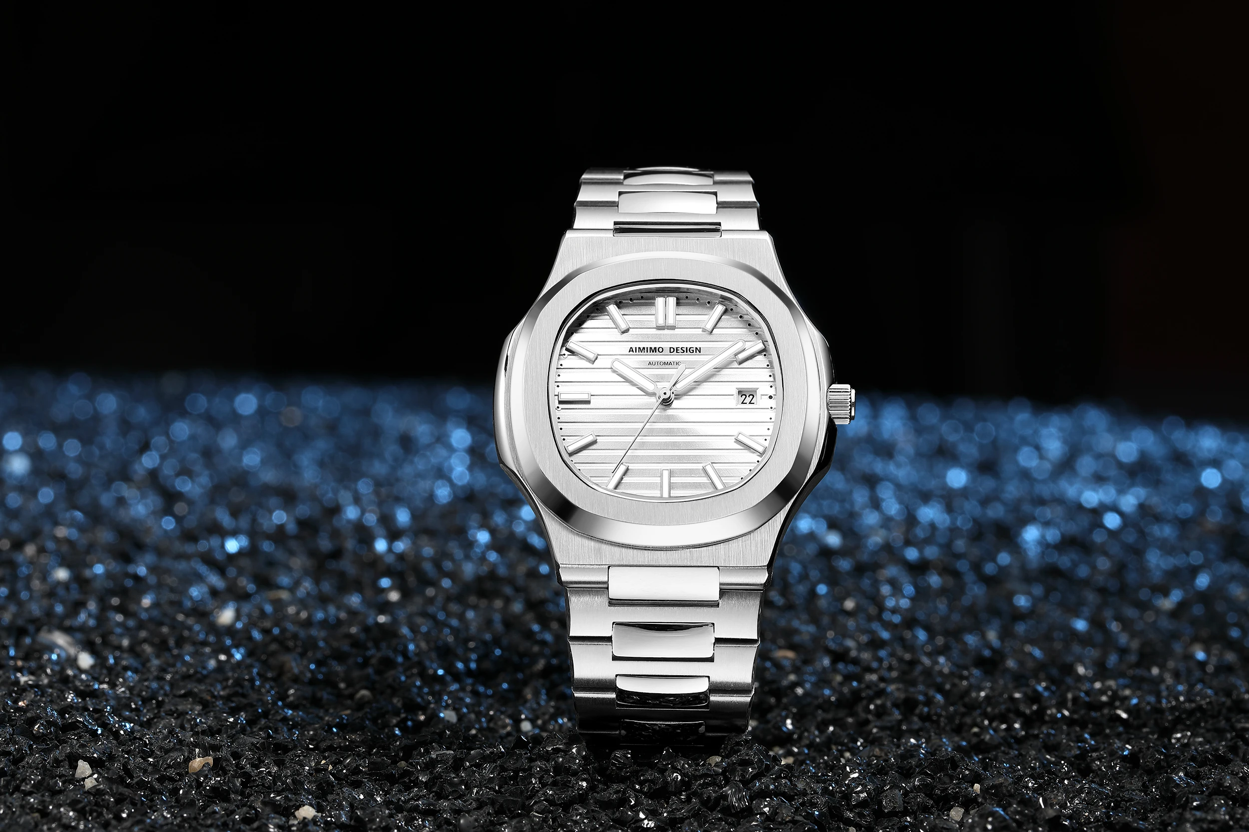 AIMIMO DESIGN Automatic Watch Japan Miyota-8215 Movement Men Mechanical Wristwatches Sapphire Glass Waterproof Luxury Men Watch