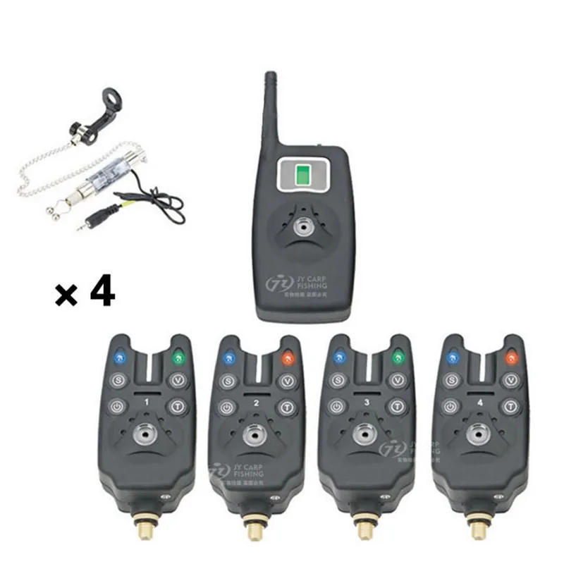 

Cross Border European Style Library Carp Fishing Fish Jing Yi Fish Bite Alarm JY-19-SW Wireless Set Alarm Wholesale