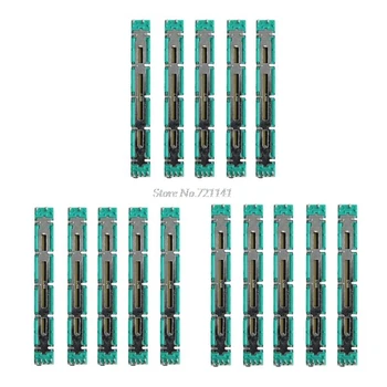 

5Pcs Potentiometer 75mm Mixer Fader A20K/B20K/B50K Straight Slide Potentiometer for Behringer Whosale&Dropship