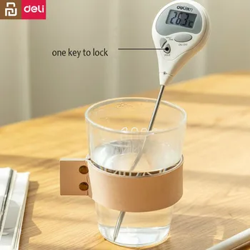 

youpin Thermograph 304 Stainless Steel Kitchen Digital LCD Food Thermometer Food Milk BBQ Dinning Household Cooking Thermometer