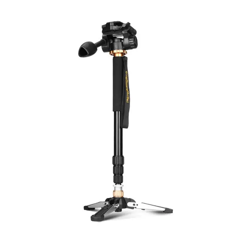 

QZSD-Q158S Monopod kit base can connect with the mini tripod directly with Q01 Handle head