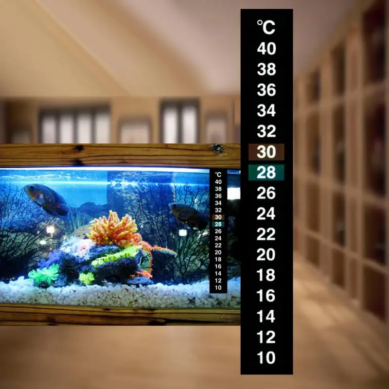 Termómetro Digital para acuario, pegatinas de medición de temperatura, productos de herramientas de Control de temperatura, 13x1,8 cm