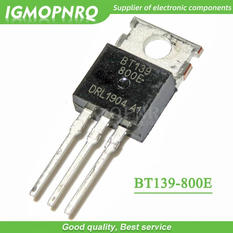 10 шт. BT139-800E BT139 BT139-800 800V 16A Triacs RAIL TRIAC TO-220 новый оригинальный | Электронные