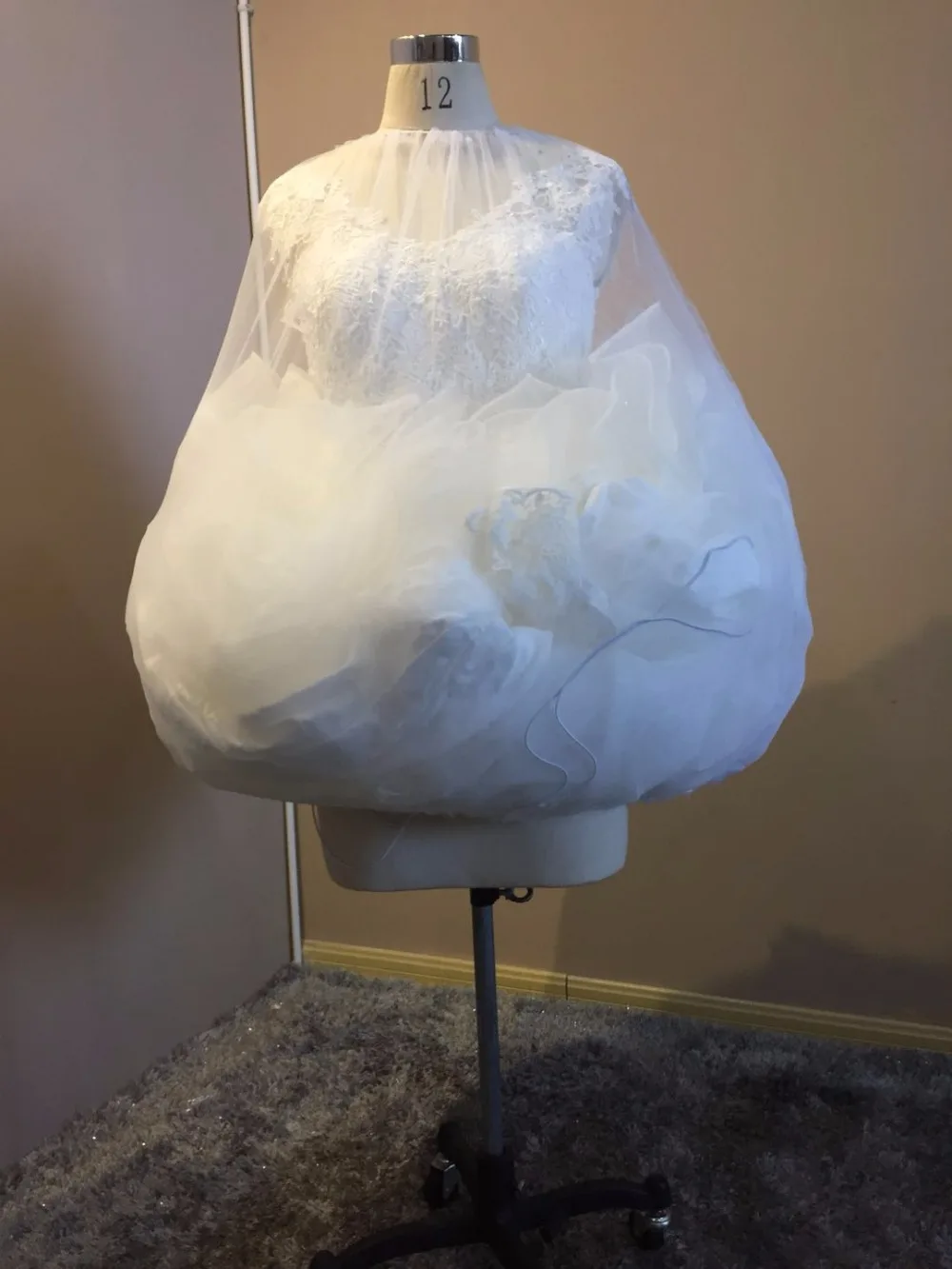 New Gather Skirt Slip New Bridal Wedding Dress Buddy Petticoat Underskirt Save You From Toilet Water