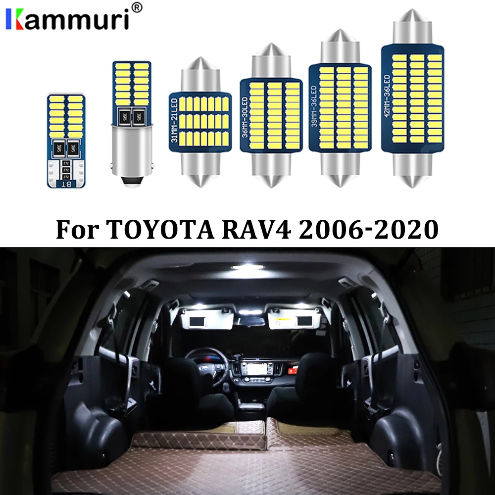 KAMMURI 8X без ошибок Белый светодиодный комплект для автомобильных интерьерных ламп