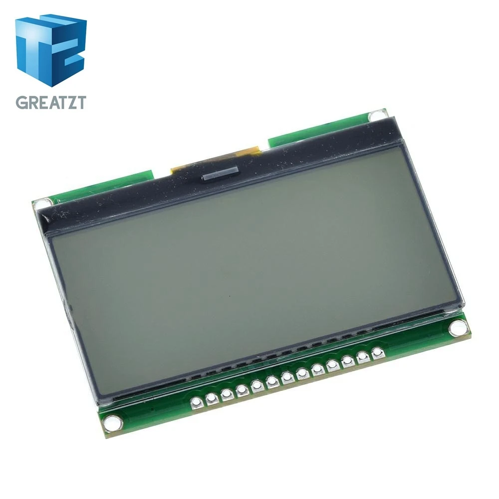 GREATZT lcd 12864 12864-06D, 12864, lcd модуль, COG, с китайским шрифтом, матричный экран, SPI интерфейс