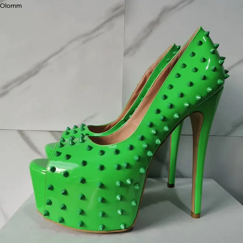 

Туфли-лодочки женские Olomm, на шпильке, 4 цвета, вечерние 5-20