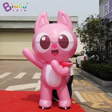 Восхитительный складной 2,5 м мини Надувной розовый воин для украшения парка развлечений/агент воздушный шар для демонстрации игрушек