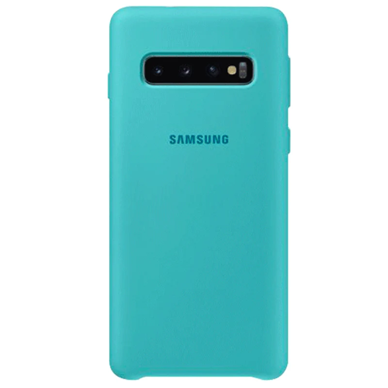 Силиконовый чехол S10 plus, чехол для samsung Galaxy S10 S10Lite, шелковистый мягкий защитный чехол на заднюю панель черного, синего, зеленого цвета