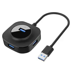 Usb 3.0 hub 2.0 multi divisor usb para pc múltiplo usb 4 porta expansor de alta velocidade 3 hab mini micro usb3.0 hub cartão leitor
