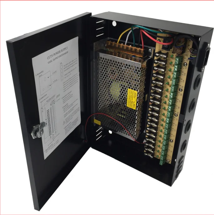 Блок питания 12V 20a импульсный источник питания 18 ch камера блок питания led light monitoring выделенный блок питания