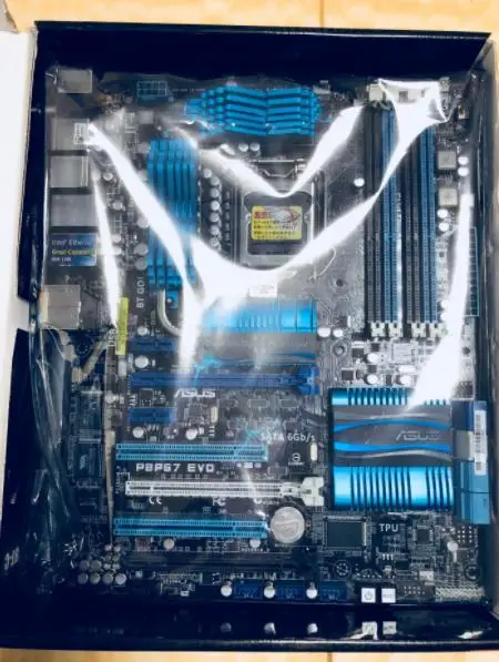 ASUS P8P67 EVO оригинальная материнская плата DDR3 LGA 1155 USB2.0 USB3.0 32 Гб P67 б/у Настольная