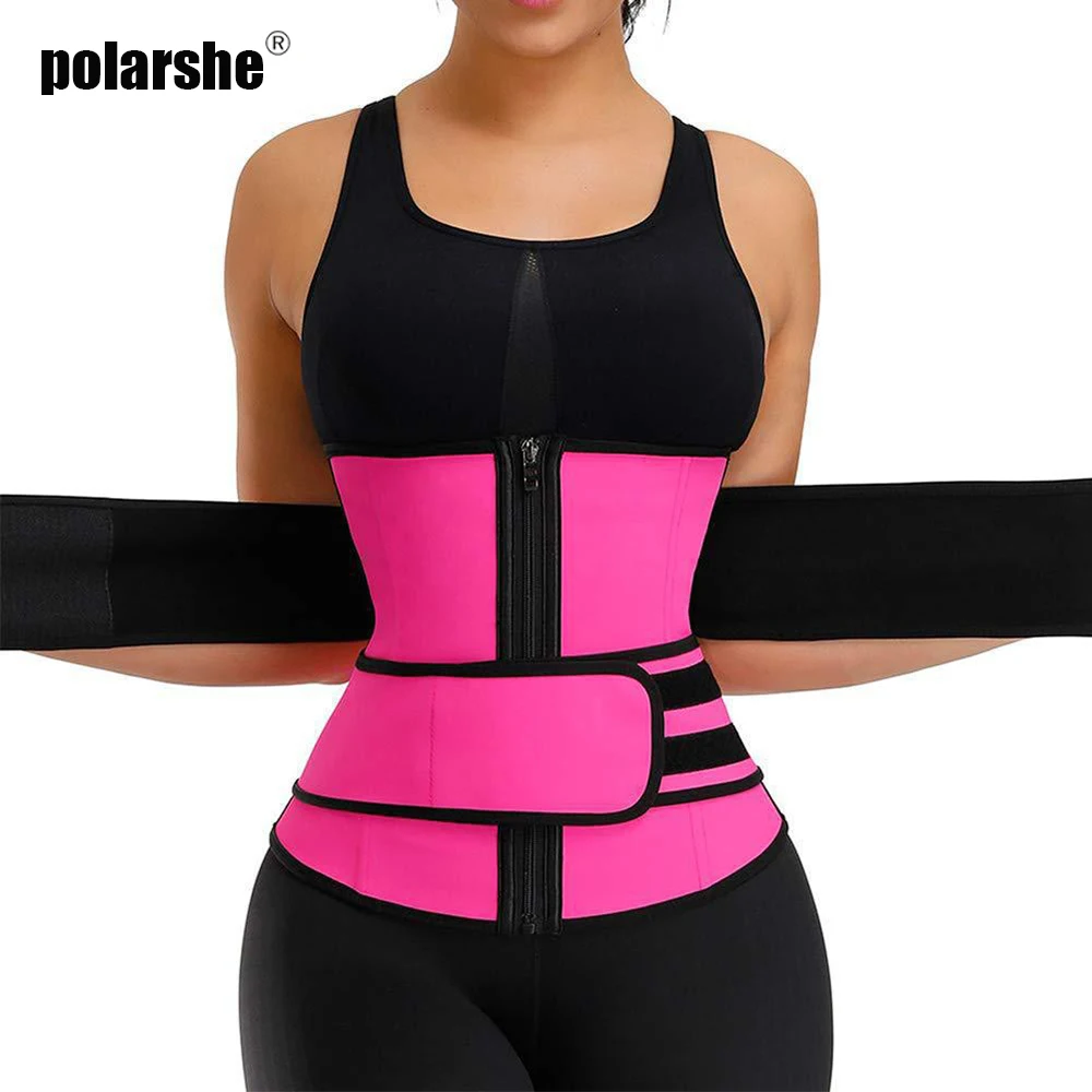 

Modeling strap Neoprene Sauna Waist Trainer Corset Sweat Belt for Women Weight Loss Compression Trimmer Tummy Control Strap