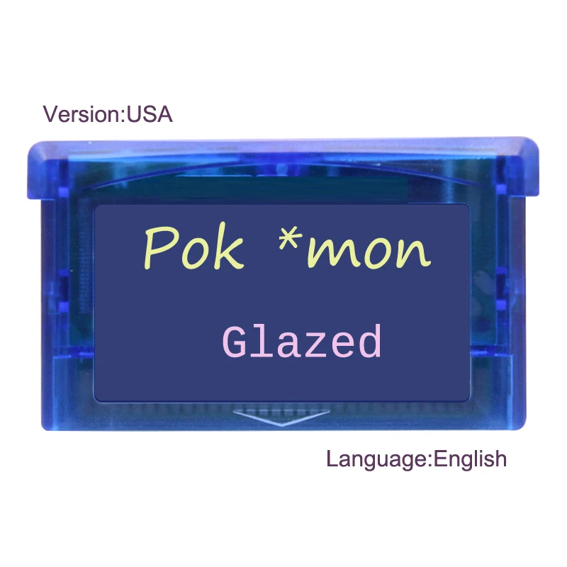 Poke Glazeed 32 бит видеоигры картридж Консоли Карты США версия Английский язык
