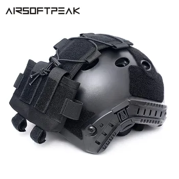

Tactical MK2 Helmet Battery Case Hunting Accessories Nylon Military Storage Bag Counterweight Pouch Multifunctional Equipment