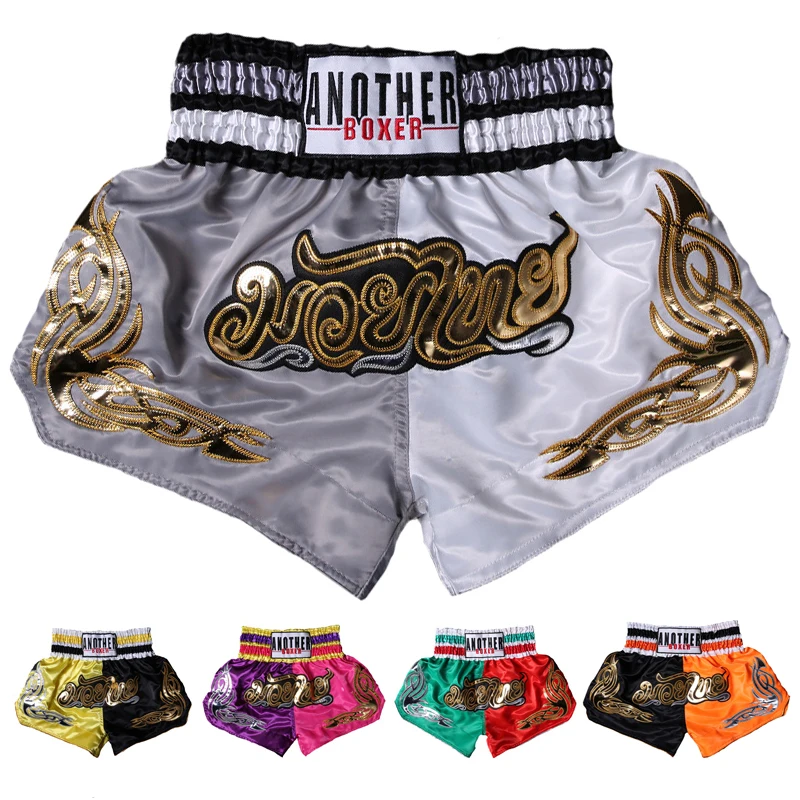 

Muay Thai Boxing Shorts Men Women Kid MMA Kickboxing Fight Grappling Short Tiger Muay Thai Boxing Shorts Breathable Trunks