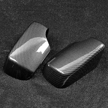

Carbon Fiber Style Door Wing Mirror Protector Add on Side Rearview Cover for BMW E46 1998 1999 2000 2001 2002 2003 2004 2005