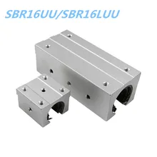16 мм линейный рельсовый блок SBR16UU/SBR16LUU для SBR16 рельсов