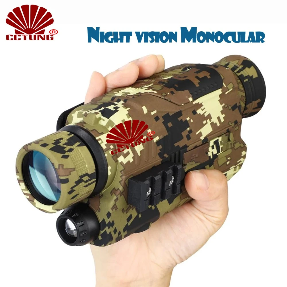 Camouflage Digital IR Telescope Hunting Camera with 5x32 Optics Night Vision Monocular & TFT LCD Adjustable Infrared Illuminator cheap action camera