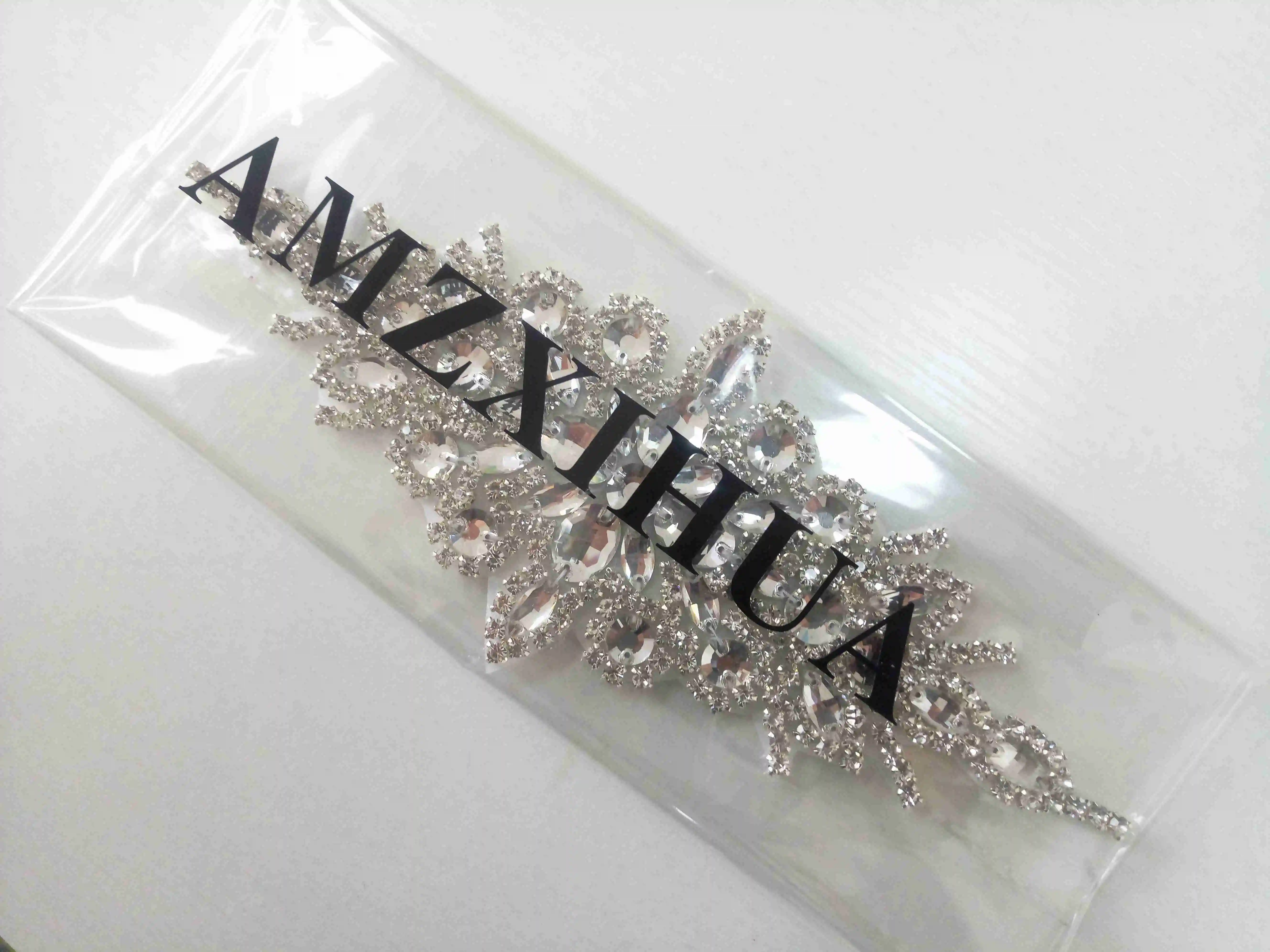AMZXIHUA Стразы-отделка Кристалл Стразы аппликация лента пояс стиль размера плюс ремни для платья кристалл аппликация для одежды