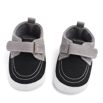 

TELOTUNY shoes for baby bon Toddler Kids Baby Girls Boys Cute Canvas First Walk Hook&Loop Casual Shoes Soft Sole Scarpe Bambina