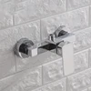 Square Shower Faucet SDSN Simple Bath Shower Set Zinc Alloy Bathroom Shower Faucet Double Hole Square Bathroom Shower Mixer Taps ► Photo 2/6