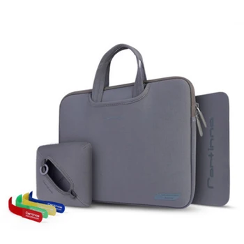 

Cartinoe 4 in 1 Suit Handbag 11 13 15 inch Laptop Bag Sleeve Case For MacBook Air 11.6 12 13.3 15.4 Pro Retina Notebook bag