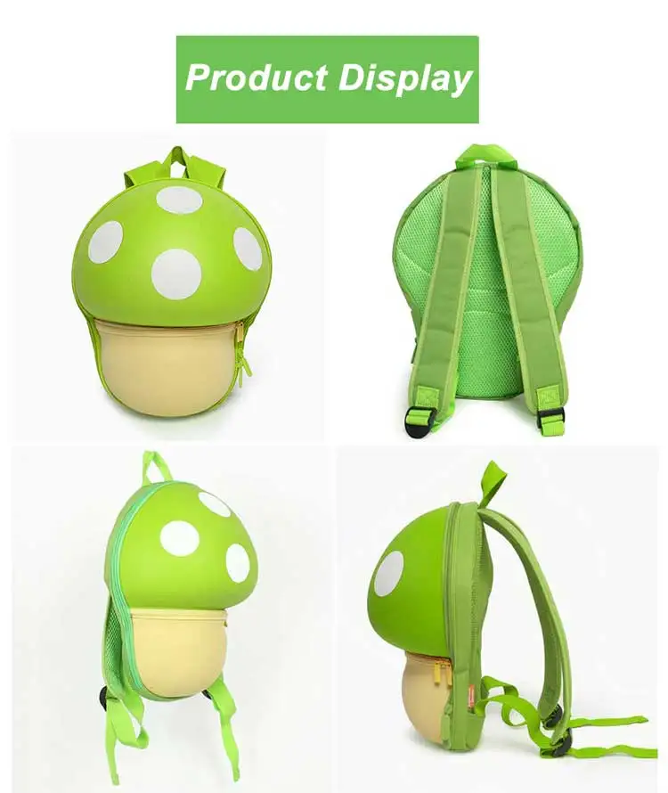 3D милый Mochila Marshroom рюкзак для девочек и мальчиков Kawaii детские сумки для путешествий на открытом воздухе детская сумка на подарок водонепроницаемый высокое качество от 3 до 8 лет