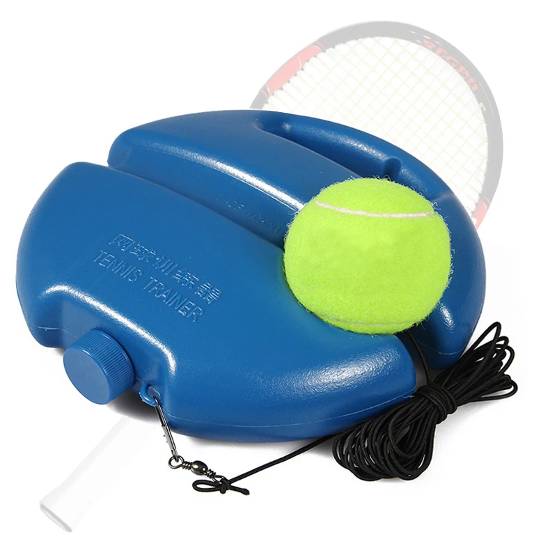 Tennis trainer single-player Tool Exercise Tennis Ball Sport Self-study Rebound Ball With ball Baseboard cricket dampener