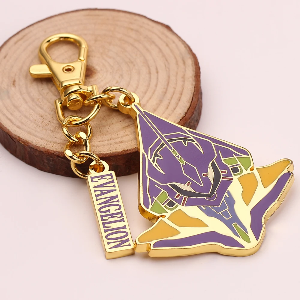 Подвеска-брелок Janpanese аниме Neon Genesis Evangelion, брелок из сплава EVA Mech Car Bag, брелок для ключей, подарки, ювелирные изделия для мужчин, фанатов