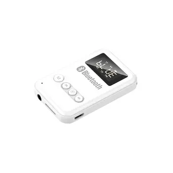 

5in1 Bluetooth 5.0 Transmitter Receiver FM TF Player with Display for PC TV Car