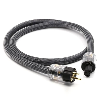 

Hi-End 400 Signature Hifi Audios US/EU Power Cord Pure Copper Cable P-029/P-029E Connector
