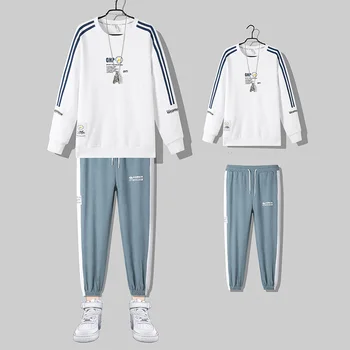 

2020 Brand Clothing Men's Fashion Tracksuit Casual Sportsuit Men Hoodies Sweatshirts Sportswear Pnmn Coat+Pant Men Set 22501