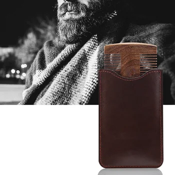 

Double-sided Beard Comb Men Portable Anti-static Beard Comb Hair Comb