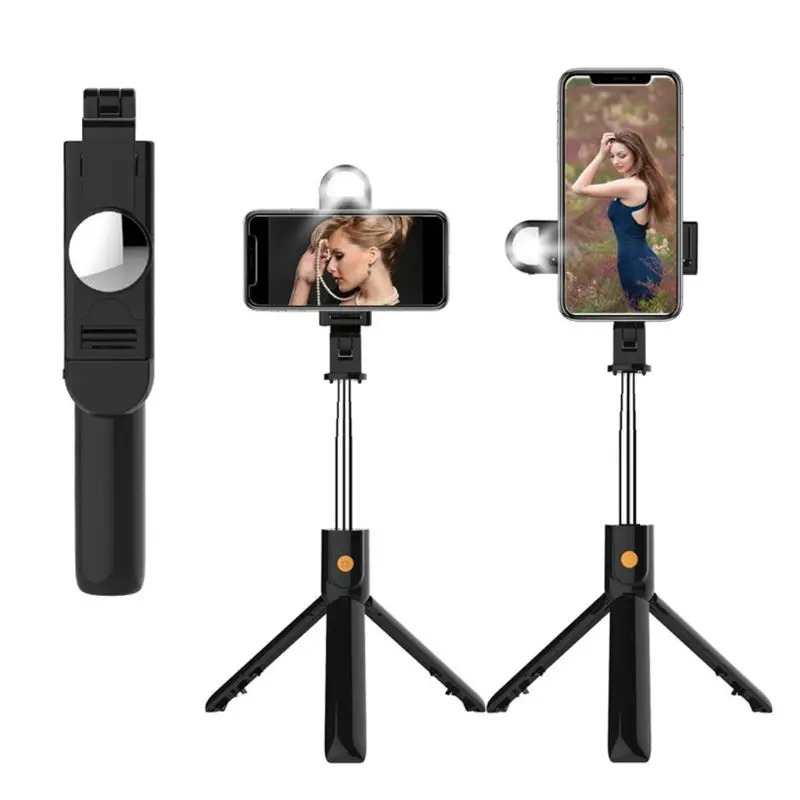 

3 In 1 Selfie Stick Phone Tripod Extendable Monopod with Bluetooth Remote for Smartphone Selfie Stick