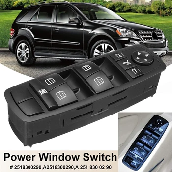 

Master Power Window Lifter Control Switch Panel Regulator Button Front Left For Mercedes-Benz ML GL A2518300290 2518300290