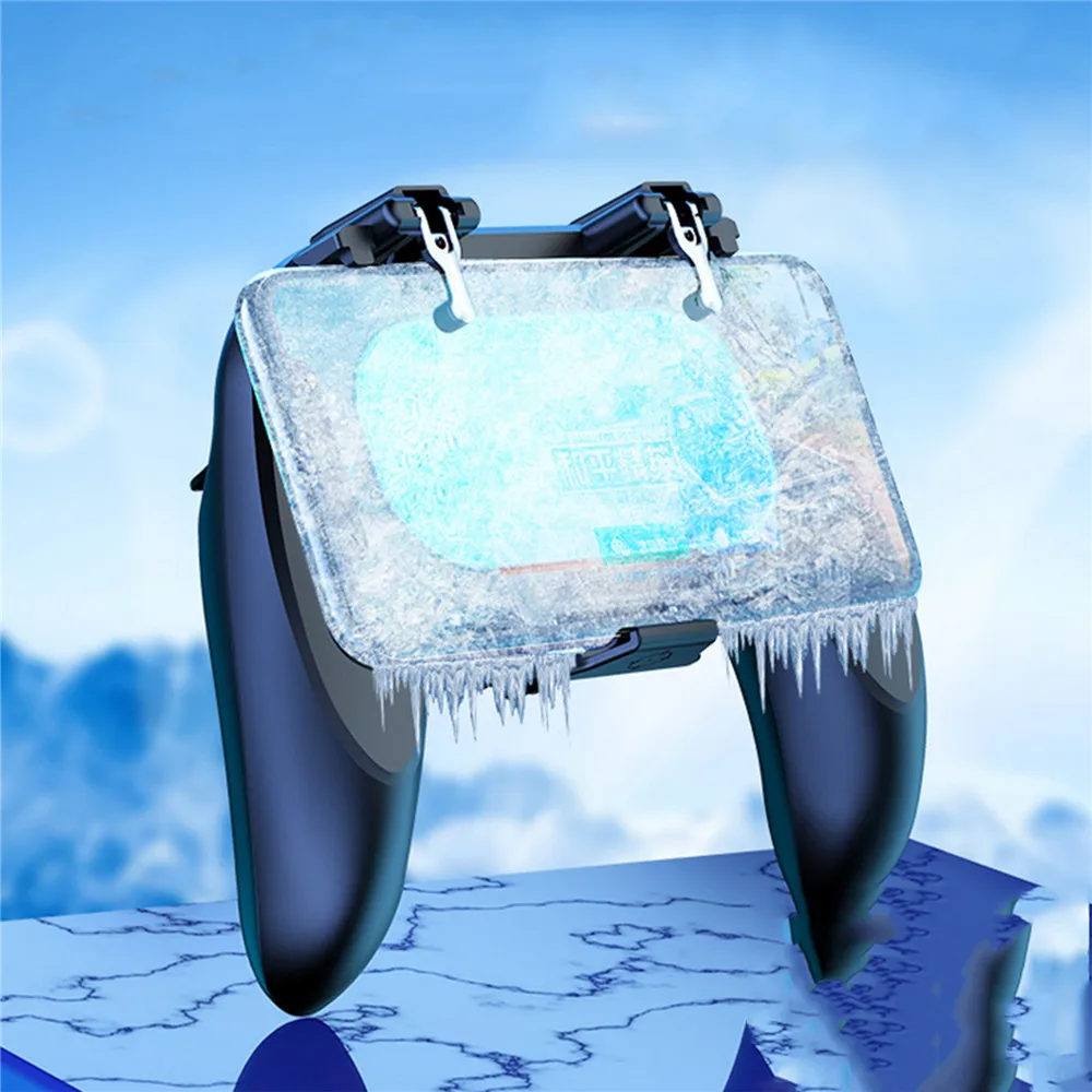  For PUBG Mobile Phone Gamepad with Cooling Fan L1R1 Shooter Controller Joystick Game Handle for iph
