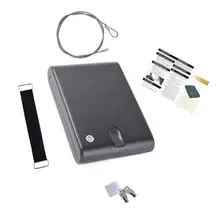 Холоднокатаная сталь Материал отпечатков пальцев пистолет безопасный Сейф пистолет Os100B Сейф для оружия с отпечатком пальца пистолет Сейф Отпечатков пальцев