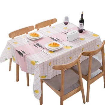 

AA Waterproof Table cloth Polyester Tassel Tablecloth Simple Check Rectangular Tablecloths Dining Table Cover Home Decor
