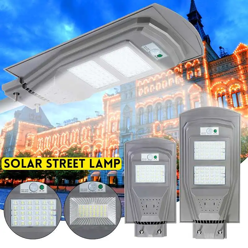 

30W 60W 90W LED Solar Street Light PIR Motion Sensor LED Outdoor Lighting Garden Wall Lamp Waterproof IP67 Plaza Lighting Lamp
