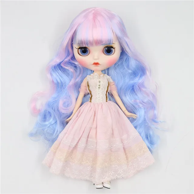 doll dress shoes Ледяная фабрика blyth кукла 1/6 bjd белая кожа суставное тело новое матовое лицо резные губы с бровью индивидуальные лица, 30 см BL6005/1017 - Цвет: doll dress shoes