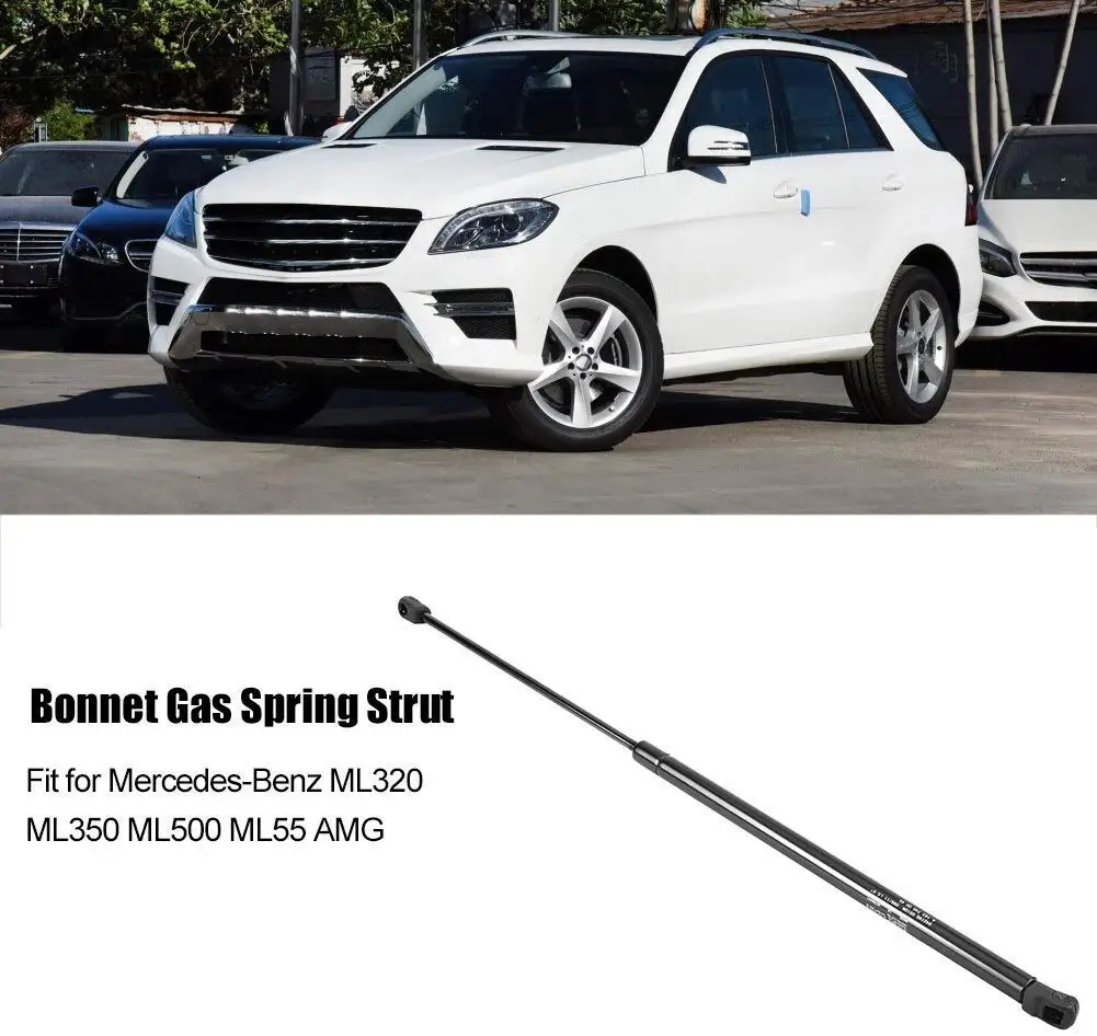 Автомобильный капот, газовая пружинная стойка для Mercedes-Benz ML320 ML350 ML500 ML55 AMG A1637400045 1637400345