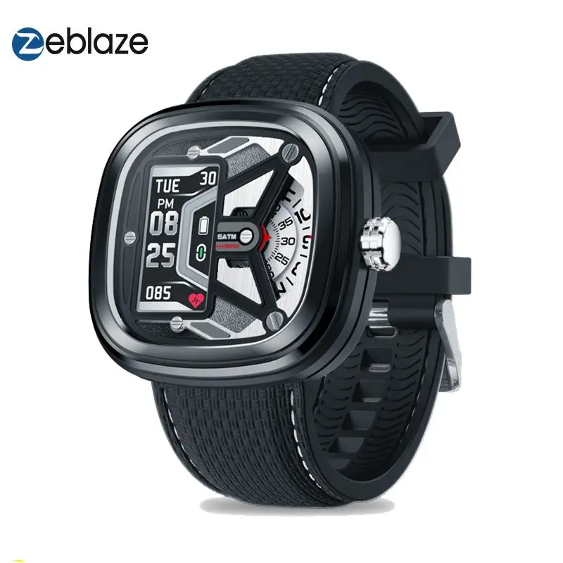 

New Zeblaze Hy&brid 2 Smartwatch Heart Rate Blood Pressure 50M Waterproof Exercise Tracking Multi-watch Faces Smart Notification