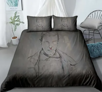 

Horror Movie Stranger-Things 3D Bedding Set Printed Duvet Cover Set Pillowcase Bedcloth Twin Full Queen King Size Dropshipping