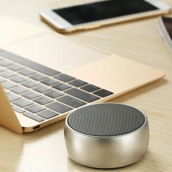 

Portable Bluetooth Speakers BS01 Metal Steel Wireless Hifi 3D Stereoscopic Surround TF Card TWS Series Bass Box