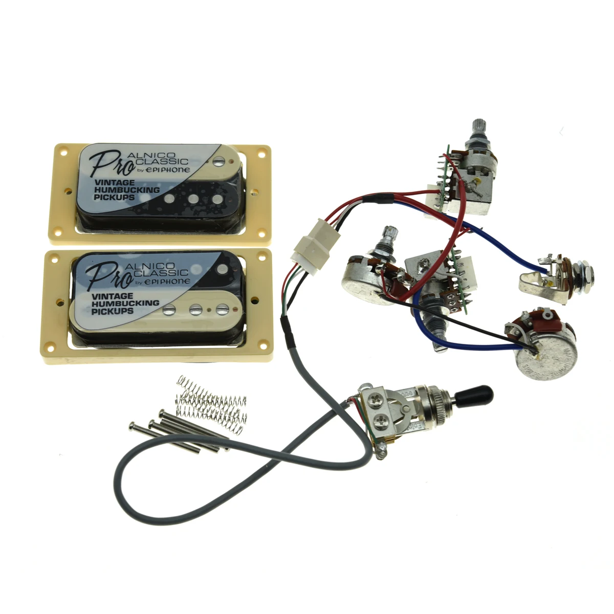 Комплект из 2 оригинальных электрогитарных ProBucker Humbucker Epi LP сg с жгутом проводов