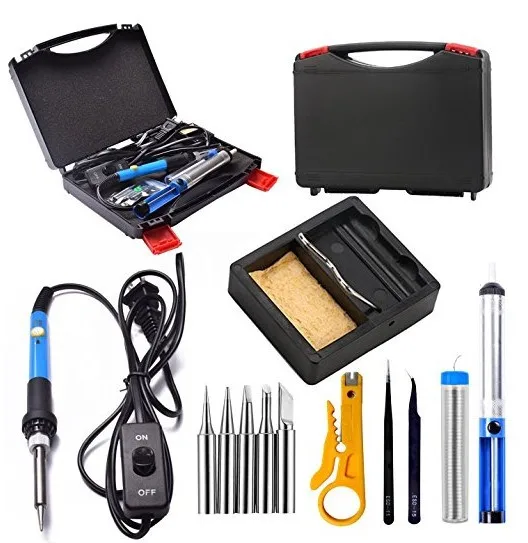 

Foreign Trade 110 V 60 W Boxed Electric Soldering Iron Welding Tool Kit 13-in-One with Switch Welding Soldering Iron