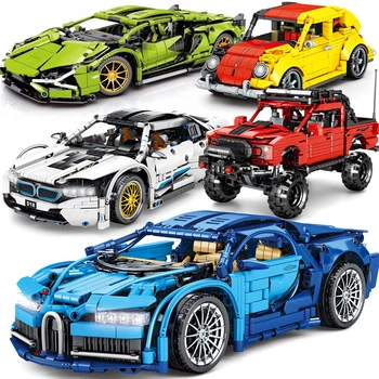 

Technic Mechanical Bugatties Sports Car SIAN Super Racing Car Vintage Vehicle Building Blocks Bricks Toys For Boys Adults Gifts